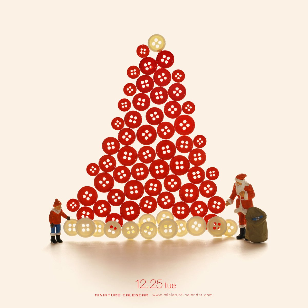 Tatsuya Tanaka 田中達也 裁縫のクリスマス ボタン クリスマスツリー クリスマス Christmas Tatsuya Tanaka 田中達也 裁縫のクリスマス ボタン クリスマスツリー クリスマス Christmas