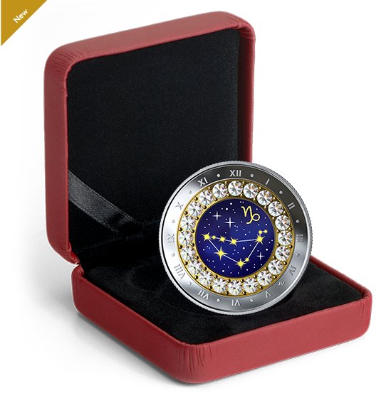 ap_impex's tweet image. 2019 Capricorn: Zodiac Series - Pure Silver Coin made with Swarovski® Crystals - Mintage: 4,000 No. 170819
 ap-impex.com
The perfect 2019 birthday gift for a Capricorn! 
FIRST COIN IN NEW ZODIAC SERIES!
TWENTY CRYSTALS ON EACH COIN! 
TURN YOUR COIN INTO JEWELRY!