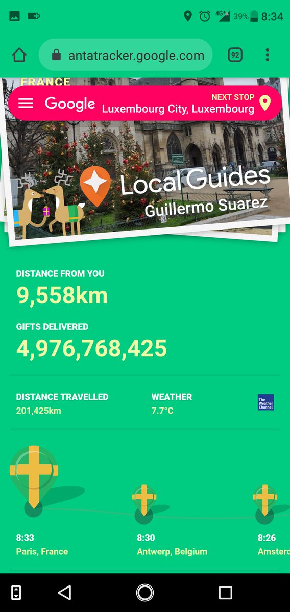 sukotaro's tweet image. ふむ 
#Google #GoogleSantaTracker