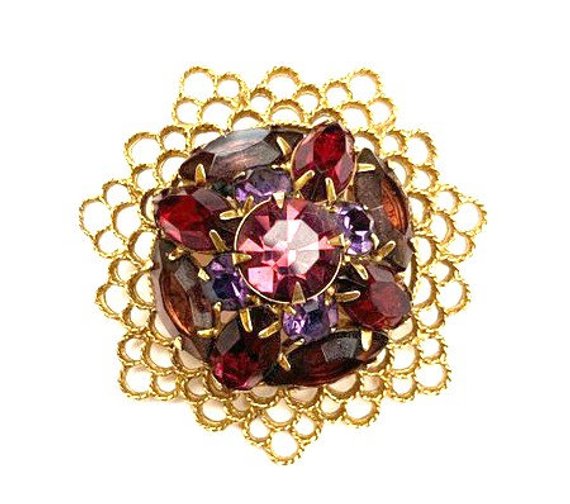 serendipitytrea's tweet photo. Purple rhinestone Brooch Amethyst Crystal flower Atomic gold filigree high relief floral pin #GoldToneMetal #AtomicBrooch
$28.00
➤ https://t.co/MWNgbTPxN6 https://t.co/iX8KIj0CFO