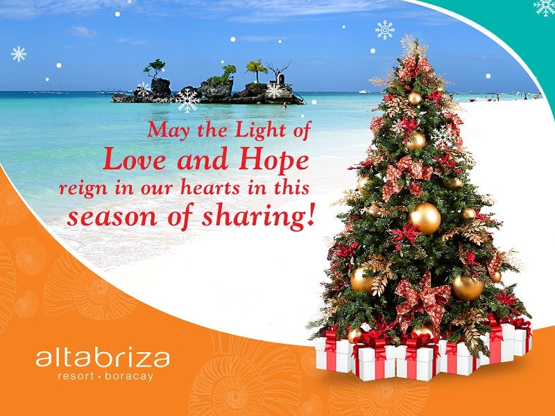 altabrizaresort's tweet photo. Merry Christmas everyone, all the way from your favorite island in Aklan, Philippines! https://t.co/njnwuhprDR
