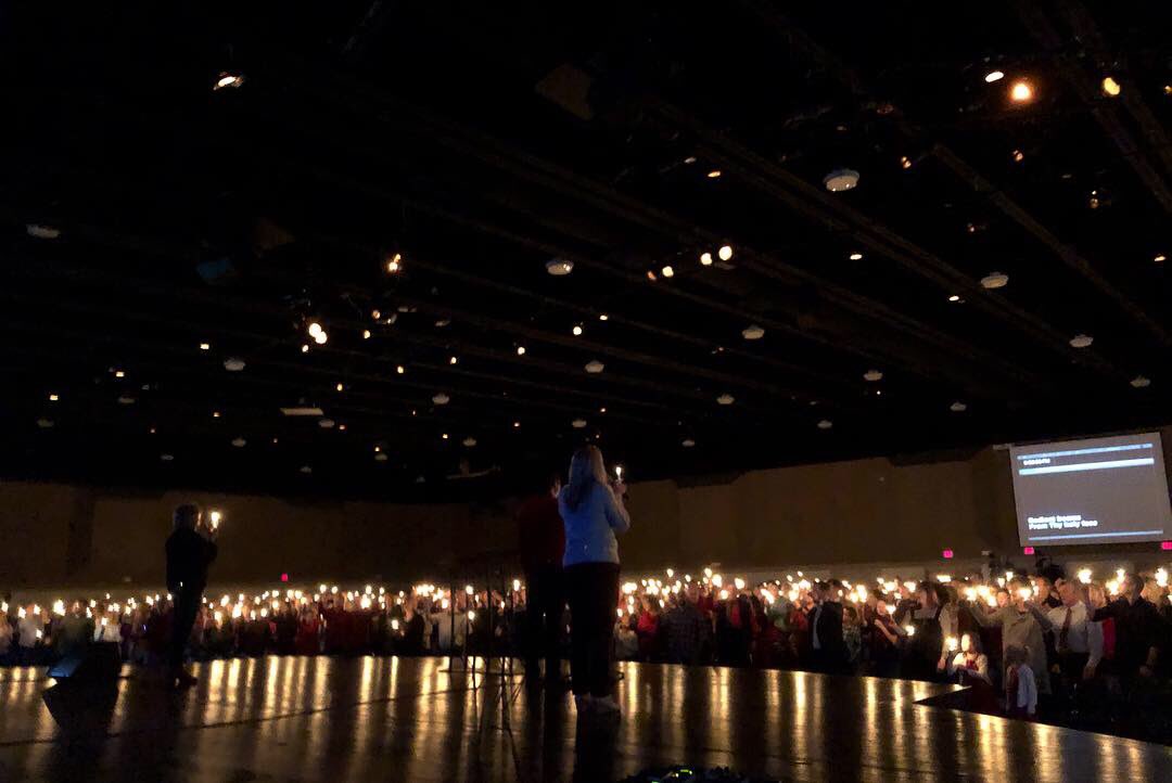 DiscoverHGBC's tweet photo. One of our favorite services of the year as we celebrate the birth of Jesus and gather together to worship the newborn King. And we lit some candles too! https://t.co/8JLRl33ZdY