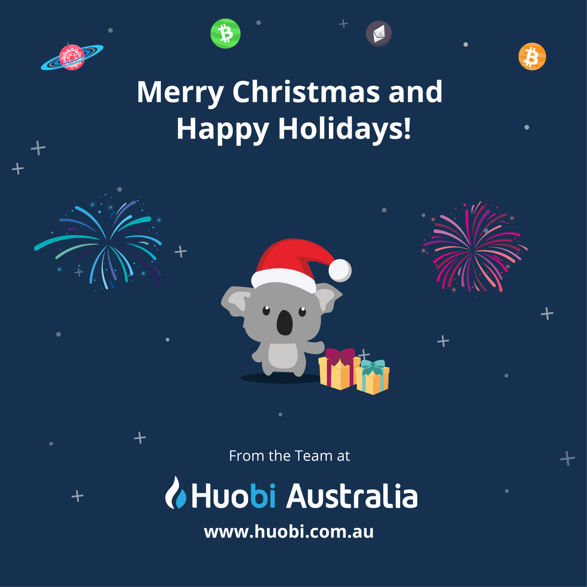 From the Team at Huobi Australia, we wish everyone a Merry Christmas and Happy Holidays!!

🎄⭐️😊

#huobiau #christmas #holidays