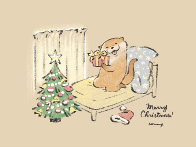 「何かを持っている メリークリスマス」のTwitter画像/イラスト(人気順)