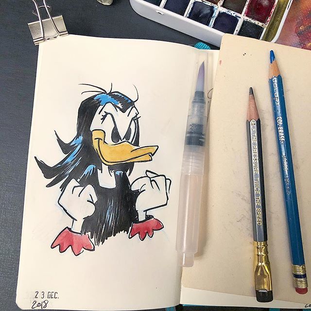 artofmoino's tweet photo. Croquis @disney.december avec Moss Tick
—
#discember #discember2018 #discemberday23 #mickeyandfriends #dailysketch #sketchaday #drawingchallenge #disney #disneyart #disneydrawing #aquarelle #watercolor #sennelier #leuchtturm1917
#colerase #zigmillennium #misstick #magicadespell https://t.co/G2CgIlU7OF