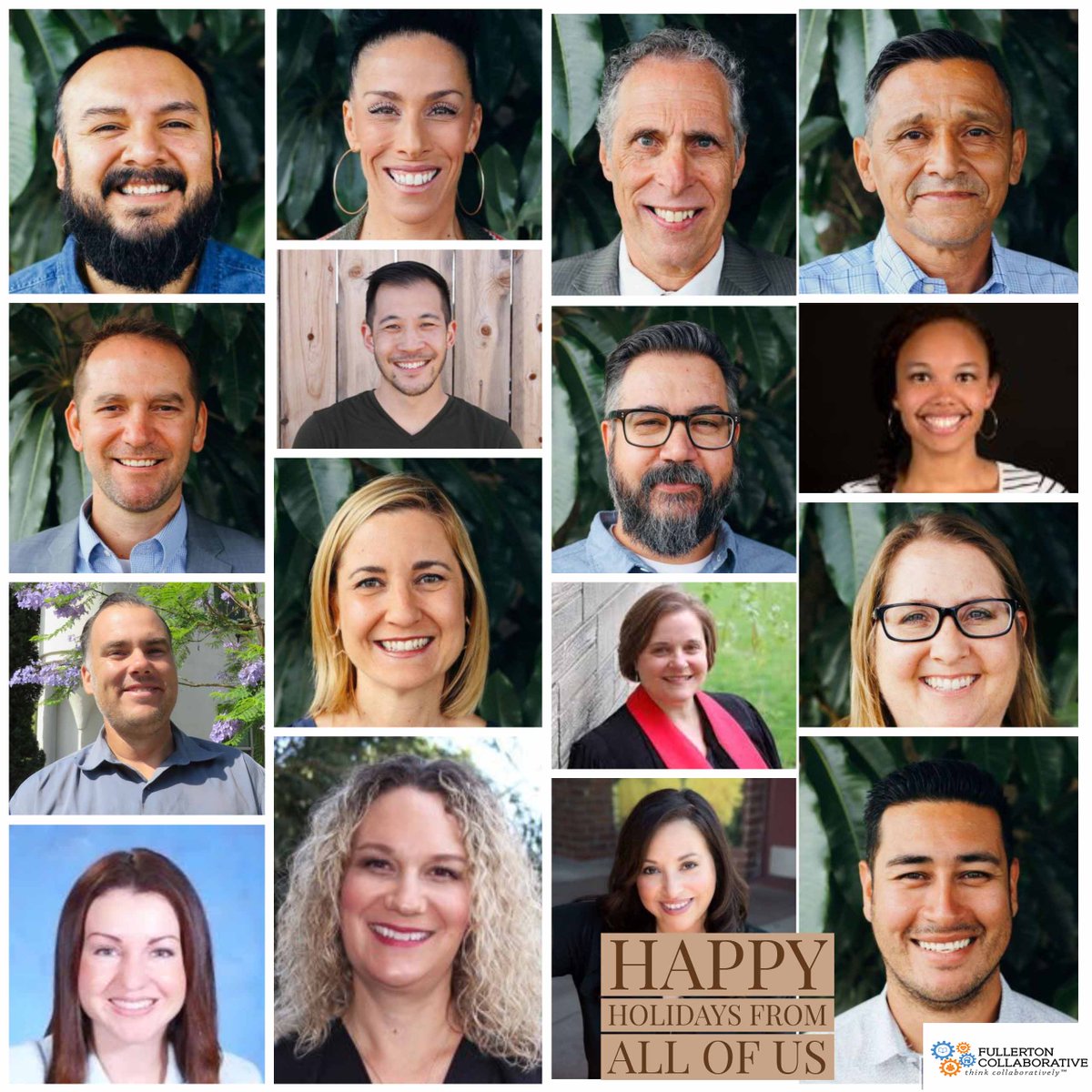 fullertoncollab's tweet photo. Happy Holidays from our Board. Wishing you wonderful New Year. #fullertoncollaborative #2018Holidaywishes #seeyouin2019 https://t.co/MPk7s12bVS