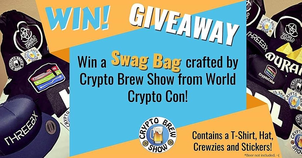 Last day to #win some #free #swag! Enter to #win our Swag Bag #giveway!

#Winners chosen tomorrow!

cryptobrew.show/giveaway

#crypto #cryptocurrency #bitcoin #blockchain #MerryChristmas #HappyHolidays