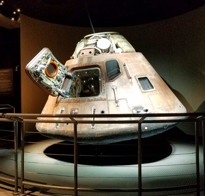 ImOpenToIt's tweet photo. Pics from the 'Race to the Moon' treasures gallery. The Apollo spacecraft is glorious!
#ksc #astronaut #nasa #spaceexploration #outofthisworld #apollospacecraft https://t.co/5jVe2q3Eij