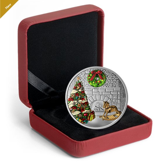 ap_impex's tweet image. 1 oz. .9999 Pure Silver Coloured Coin - Murano Holiday Wreath - Mintage: 5,000 (2019) No. 169231 ap-impex.com
Evoke happy memories of Christmas with this Murano glass coin! 
AN ANNUAL FAVOURITE! 
FOR YOU OR A LOVED ONE! 
MURANO CHRISTMAS! 
YOUR COIN IS UNIQUE!