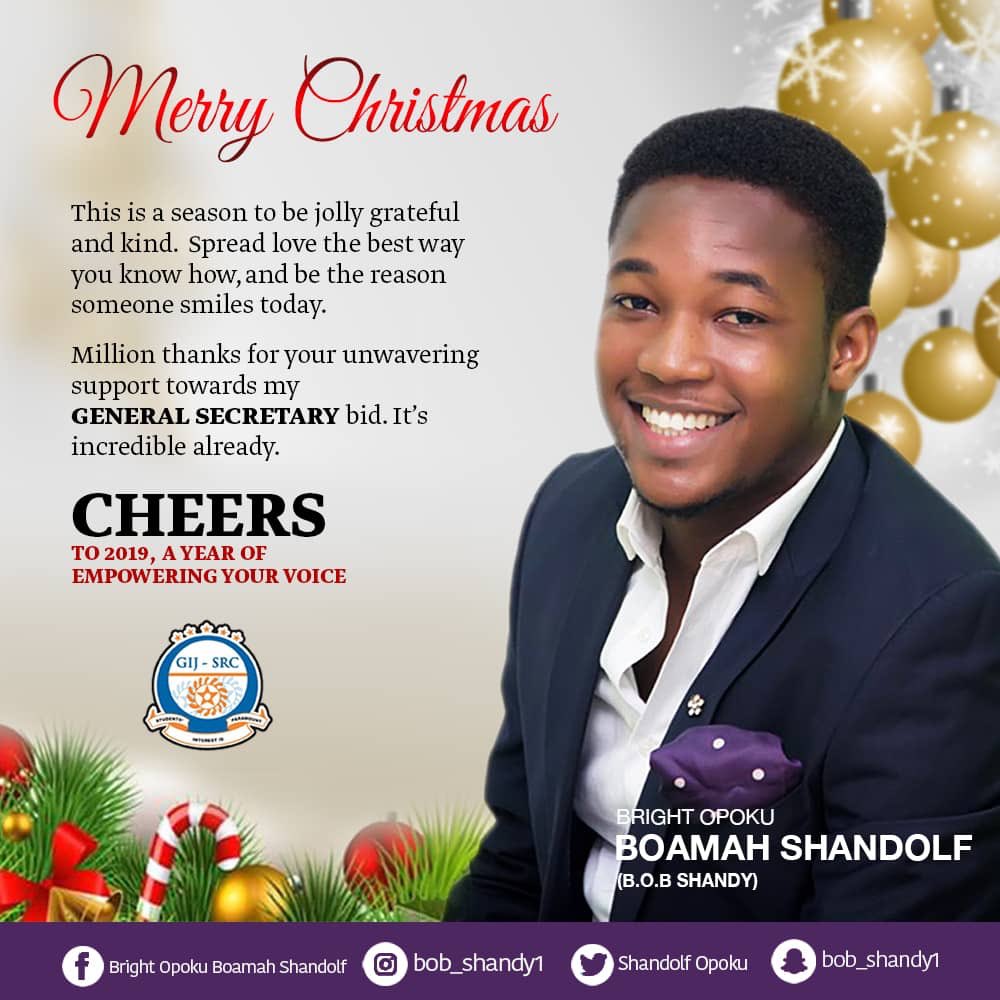 BraShandolf's tweet photo. Lots of love to all who made my year a memorable one. 2018 wouldnβt have been that good without you guys.Cheers to a POSITIVE 2019
#yearofempoweringyourvoice
#positivedriven https://t.co/EBdzJztGJS