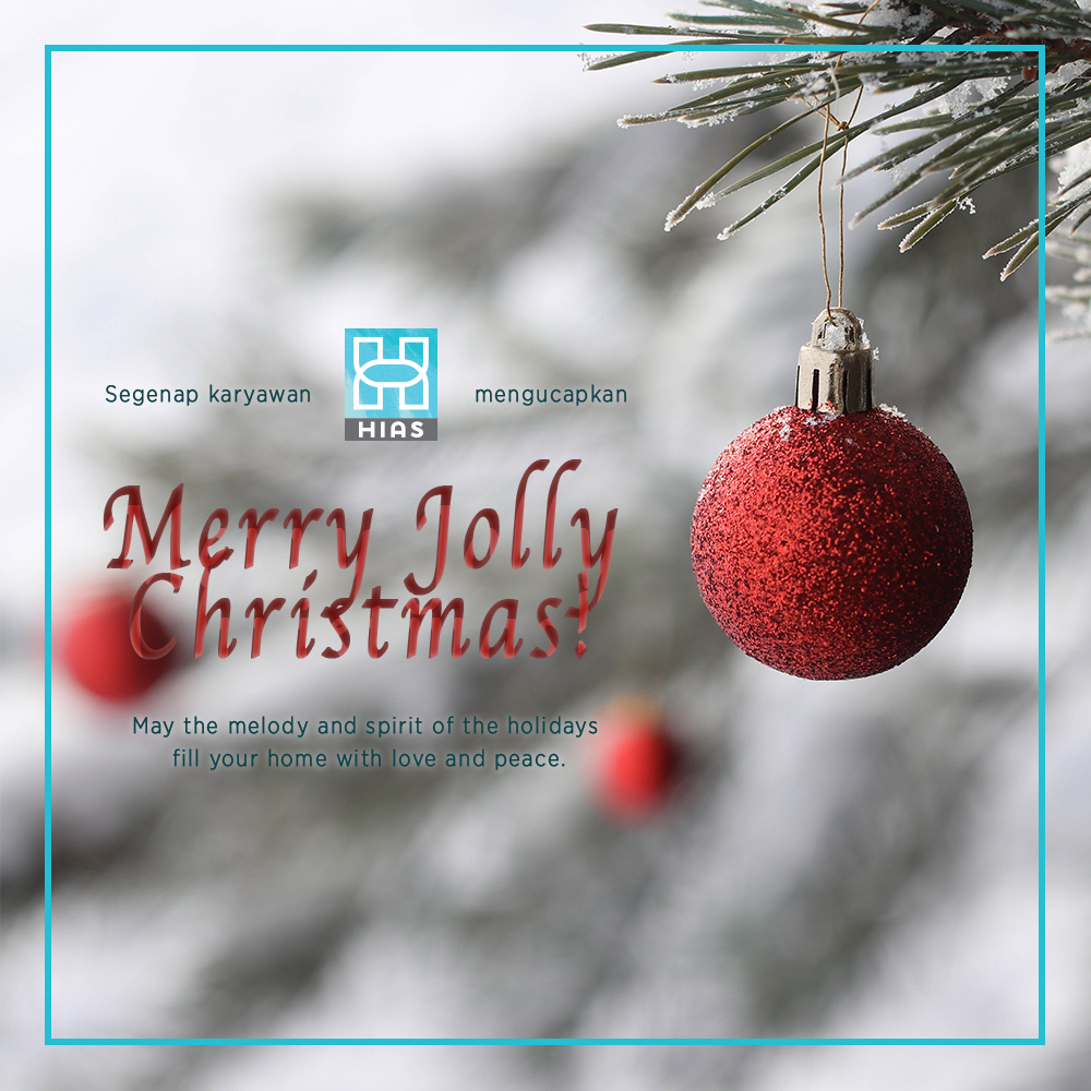 HIAS &amp; segenap karyawan kami mengucapkan Selamat Hari Natal