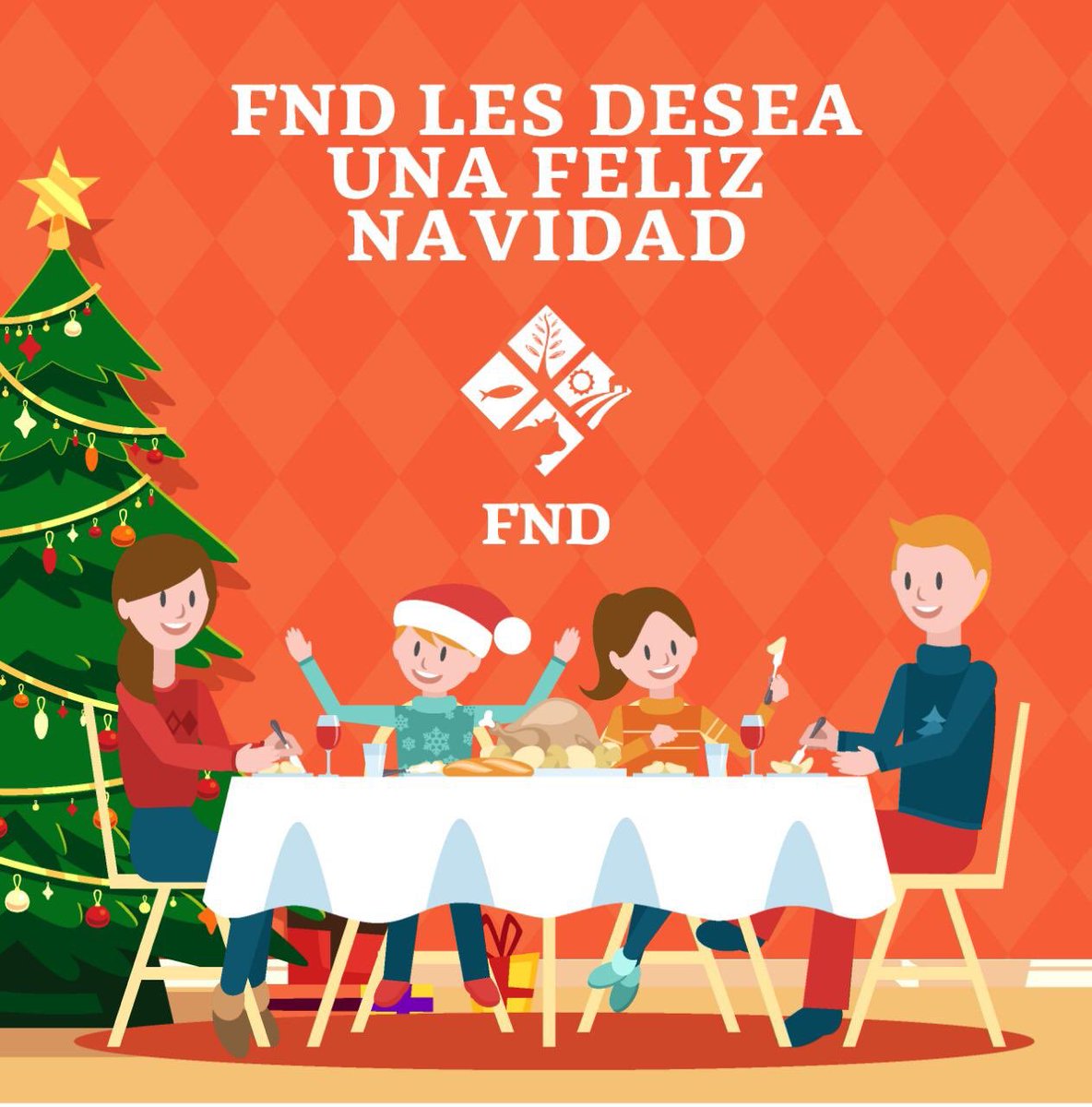 FNDMX's tweet photo. Es época de compartir y disfrutar en familia. 🤗🎄
En Financiera Nacional de Desarrollo les deseamos una Feliz Navidad. 
#FNDContigo https://t.co/FXtyOAE8tO