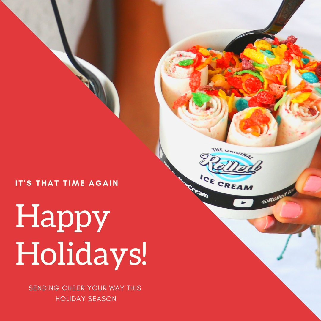 RolledIceCream's tweet photo. We wish you a very Merry Christmas and a Happy New Year! https://t.co/o2tYMl7mV6