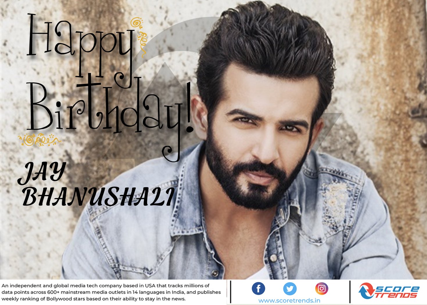 Score Trends wishes Jay Bhanushali a Happy Birthday!! 