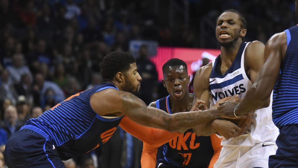 zesty_timwolves's tweet photo. Wiggins scores 30, leads Timberwolves past Thunder 114-112 https://t.co/b8dNifTd5S https://t.co/5fGaXLZpAO