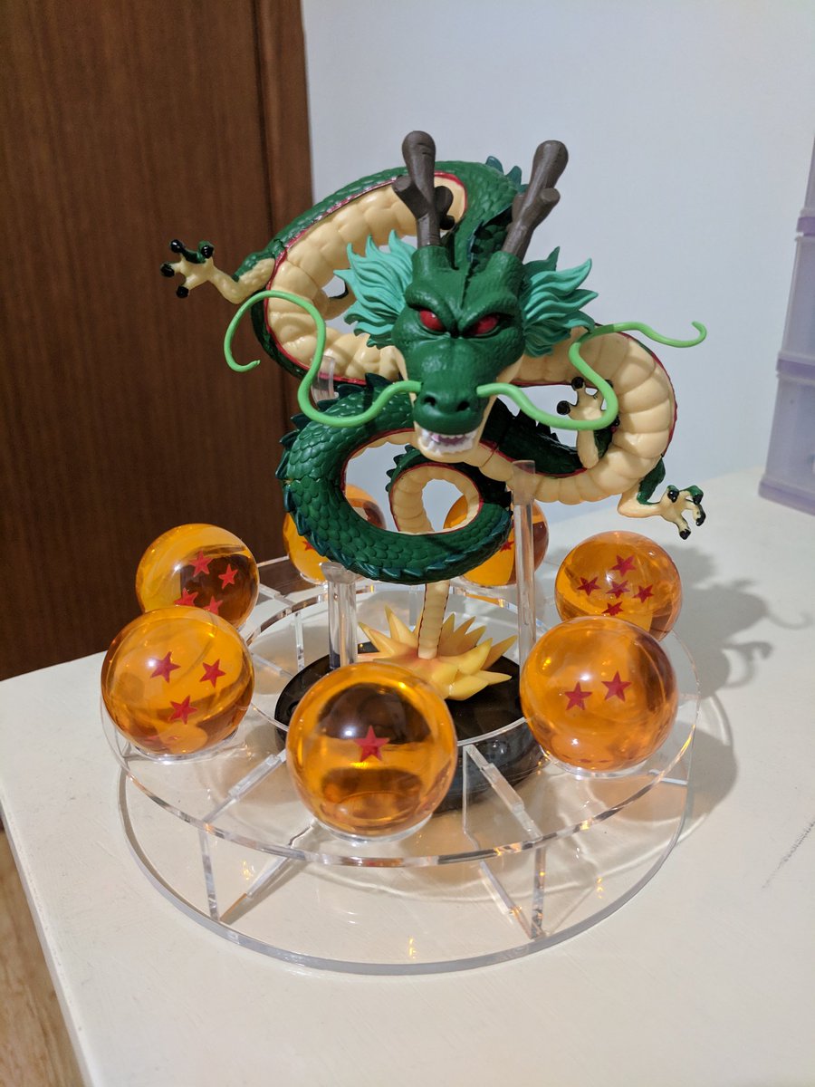 Gift from my brother 😍 Dragon balls and Shenron 🐉