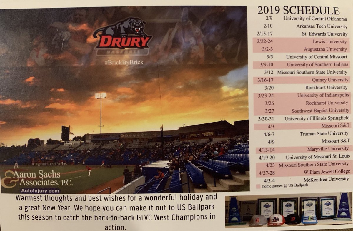 DruryBaseball's tweet photo. A very Merry Christmas from our @DruryBaseball family to yours! https://t.co/cWhVOzGUcD