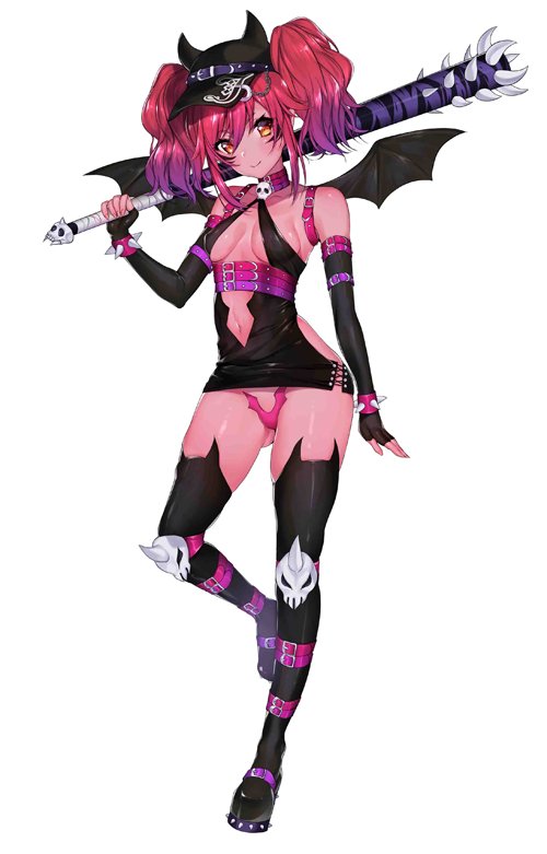 Uzivatel デスボール 公式 Na Twitteru キャラクター 紹介 幻夢 デンジャラスの烈風の妹で お姉ちゃん大好きだだからやっつけちゃう というキャラクターです コンセプトは小悪魔 彼女の種族はオニなのですが ユニフォームと生来の角が相まって小悪魔に見える