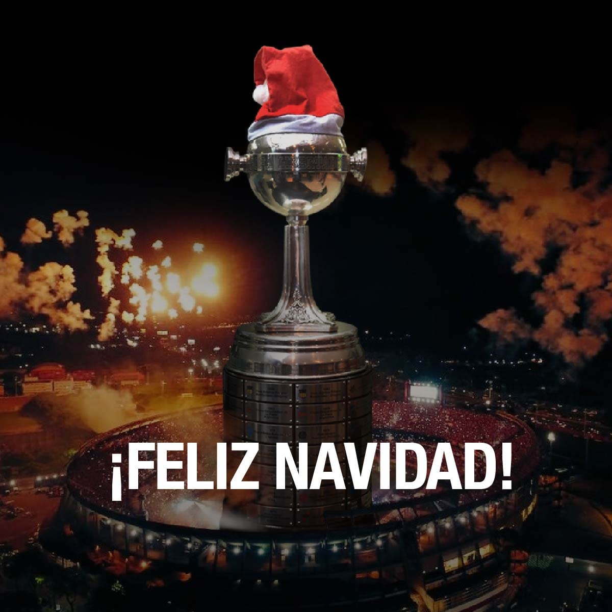 Levantemos nuestras copas. El regalo más lindo ya está en casa. ¡Feliz Navidad! 🎄🏆

#ElMásGr4ndeDeLaHistoria ⚪🔴⚪