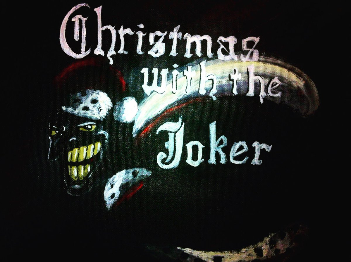 ArtofEli's tweet photo. #merrychristmas #merrychristmas2018 #happybirthdaytome #joker #batman #btas #batmantheanimatedseries #santa #christmaswiththejoker #markhamill #krampas #artteachersofinstagram #artofeli #artist #instagood #arteacher #painting #acrylicpainting #painting https://t.co/BzjbWnEqSS