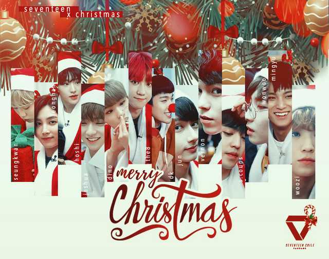 🎄] Seventeen Chile we wish Carats a beautiful Christmas. Have a