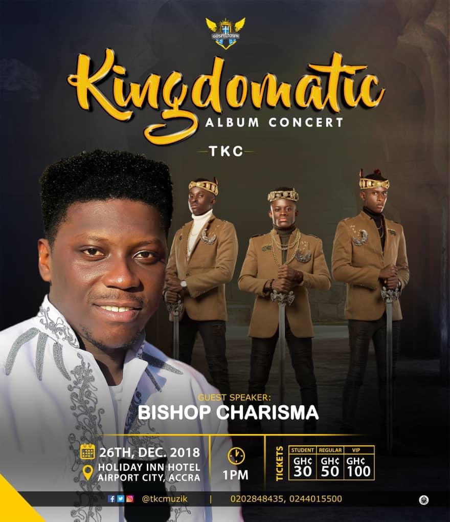 thekingsunion's tweet photo. Thank you for your support this year! We crown it up tomorrow at the Holiday Inn Hotel with our KINGDOMATIC ALBUM LAUNCH!🚀. Grab one and come show your love to our ministry! God bless You! #KINGDOMATIC #GOSPELTOWNAFRICA #TKC #TKU https://t.co/2LntbWGmfZ