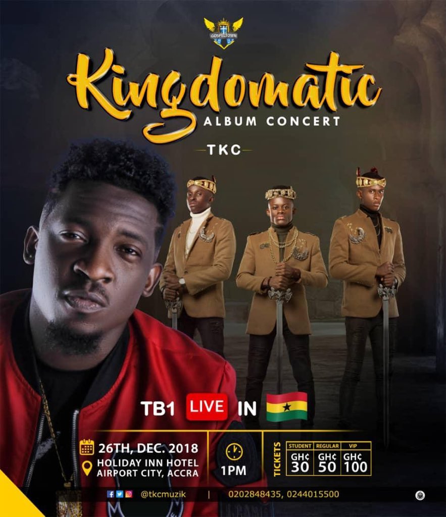 thekingsunion's tweet photo. Thank you for your support this year! We crown it up tomorrow at the Holiday Inn Hotel with our KINGDOMATIC ALBUM LAUNCH!🚀. Grab one and come show your love to our ministry! God bless You! #KINGDOMATIC #GOSPELTOWNAFRICA #TKC #TKU https://t.co/2LntbWGmfZ