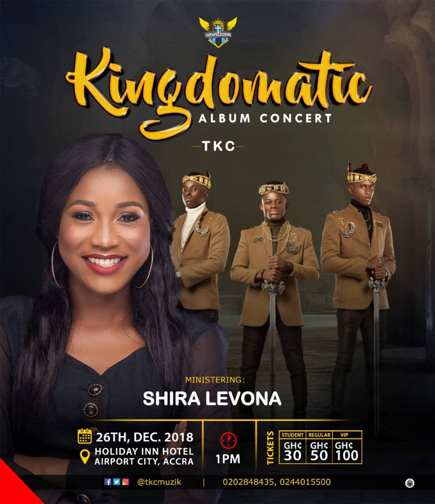 thekingsunion's tweet photo. Thank you for your support this year! We crown it up tomorrow at the Holiday Inn Hotel with our KINGDOMATIC ALBUM LAUNCH!🚀. Grab one and come show your love to our ministry! God bless You! #KINGDOMATIC #GOSPELTOWNAFRICA #TKC #TKU https://t.co/ZGXqnhdxoT