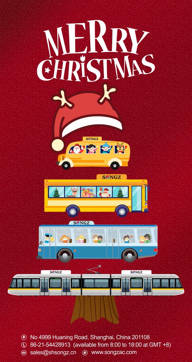 songz_ac's tweet photo. SONGZ accompanies you to have a warm Christmas!
#BusAirConditioning #AutomobileAirConditioning #ElectricBusAirConditioning #TruckRefrigeration #RailwayAirConditioning #SubwayAirConditioning #TrainAirConditioning https://t.co/JsvFYeK7fi