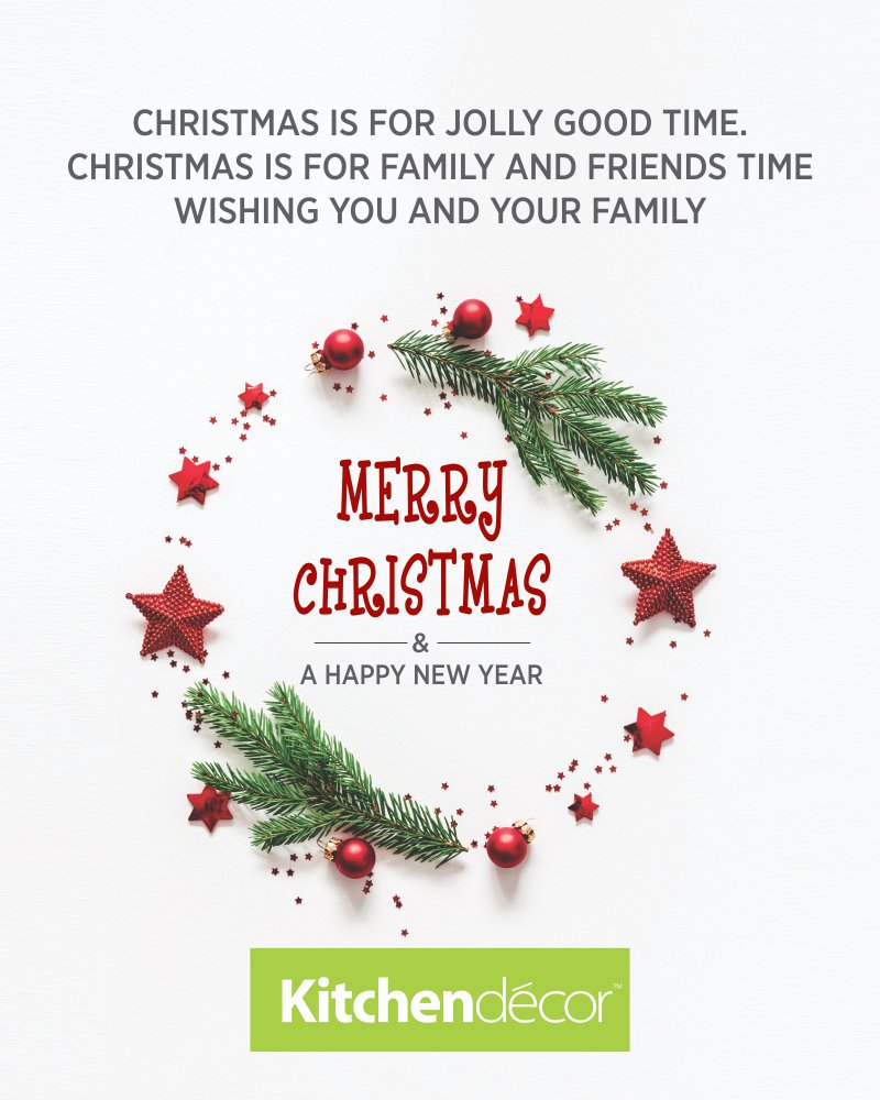 KitchenDecorIN's tweet photo. Merry Christmas and Happy New year to all.
.
.
.
#MerryChristmas #ChristmasCheer #ChristmasMood #KitchenDecor #ModularKitchens #Pune https://t.co/Yj2pXDC2Qa