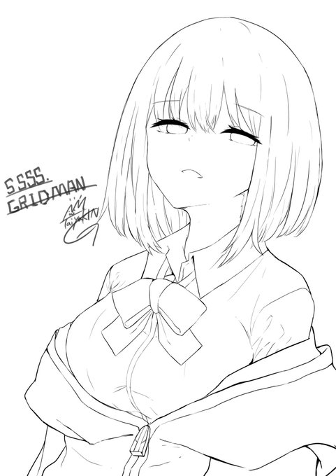 線画完了!!いい感じでは?? 