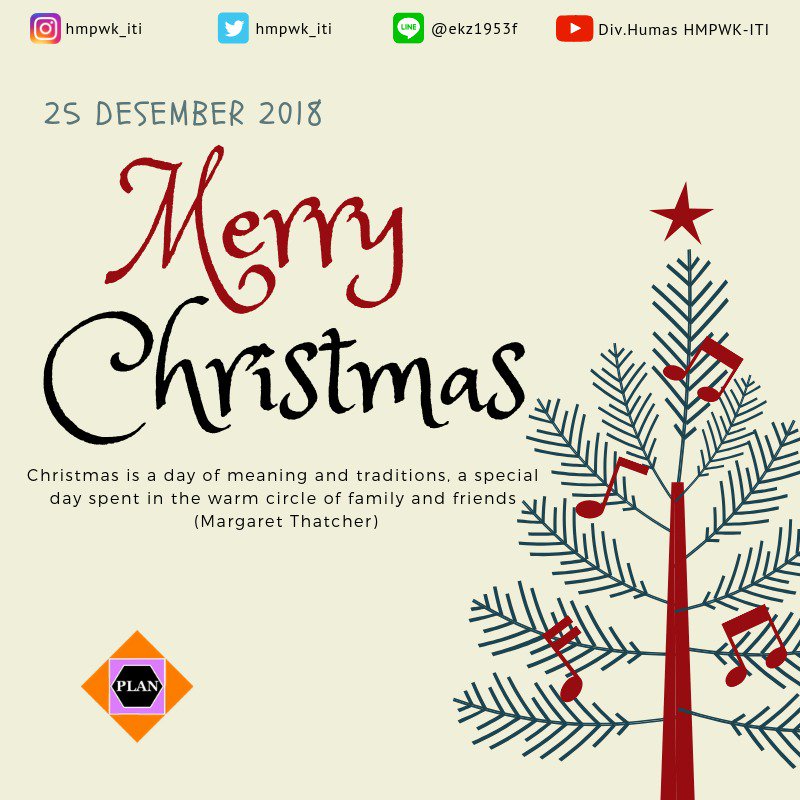 [MERRY CHRISTMAS 🎄]
himpunan Mahasiswa Perencanaan Wilayah dan Kota Institut Teknologi Indonesia mengucapkan Selamat Natal 2018 bagi yang merayakan. Saatnya menebarkan kedamaian dengan cinta dan kasih sayang bagi sesama.
#SelamatNatal 
#HMPWKITI
#INSTITUTTEKNOLOGIINDONESIA