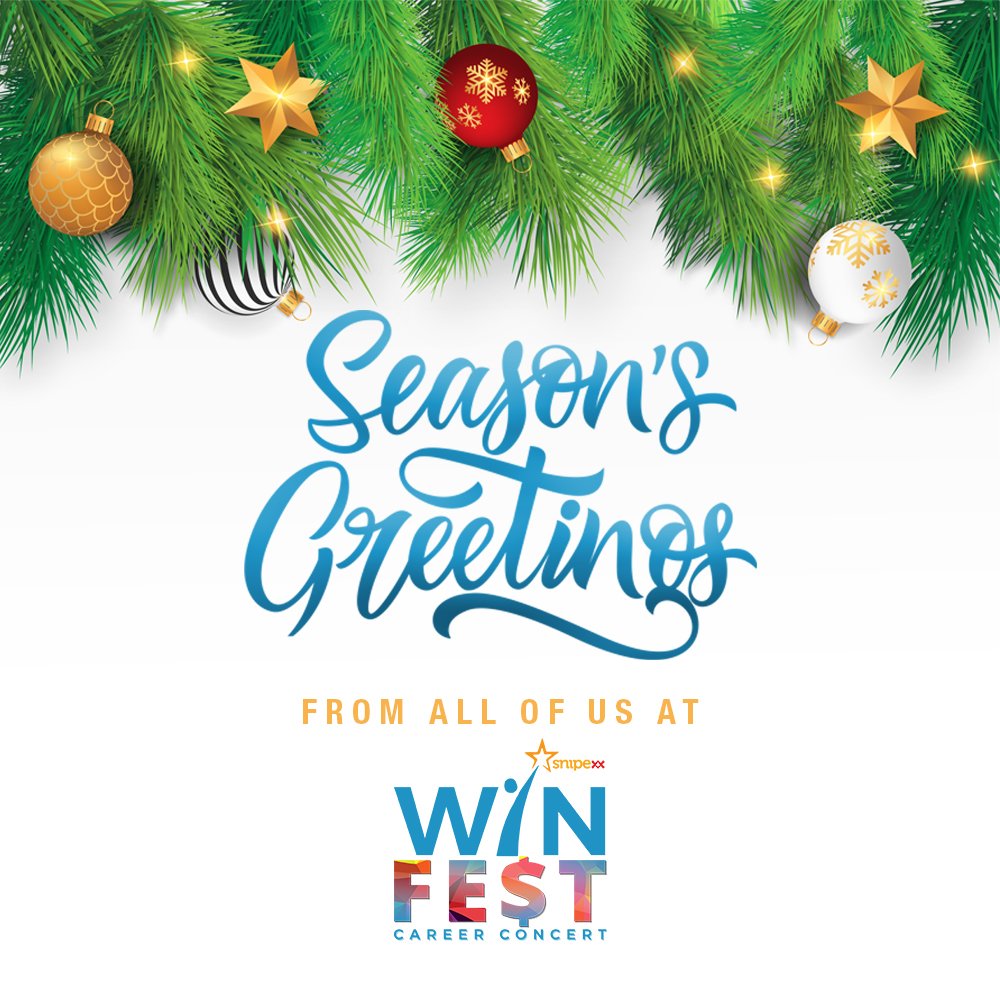 WinFestSL's tweet photo. We wish to have many more successful milestones with you in the coming new year. So here’s us wishing you a Merry Christmas and a successful new year.

#WinFest #CareerConcert #SriLanka https://t.co/zMhplNWOcm