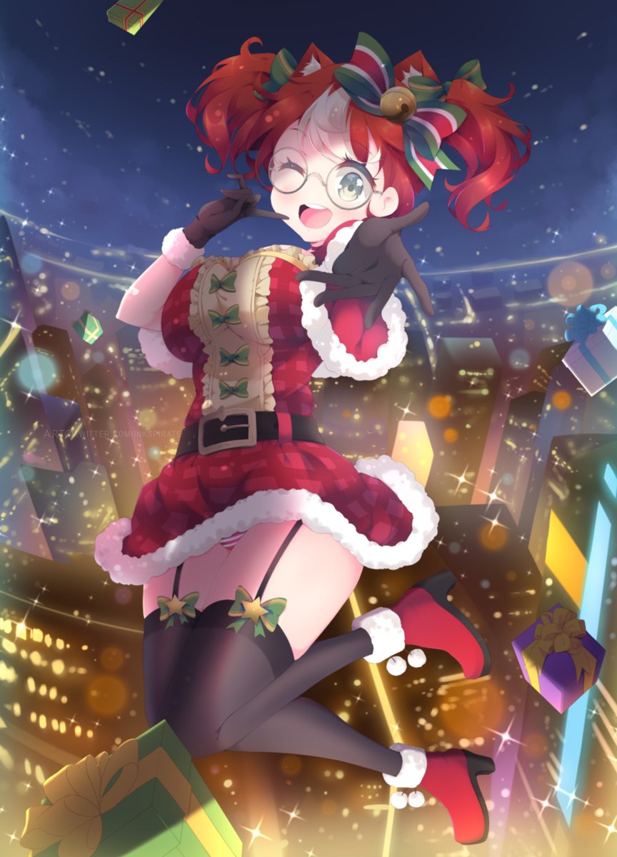 🌟🎄🌟Happy Holidays!! 🌟🎄🌟 
This year I have met many wonderful and talented people who have given me endless emotions and teachings. This year I just want to wish you, a wonderful and happy Christmas. 💕

#MerryChristmas #OriginalCharacter #Oc  #Art #ArtistOnTwitter #Anime