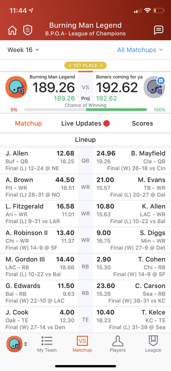 D_L_e_d's tweet photo. Shoutout to Jared Cook for ruining my night and my season https://t.co/n7HTTEjXtA
