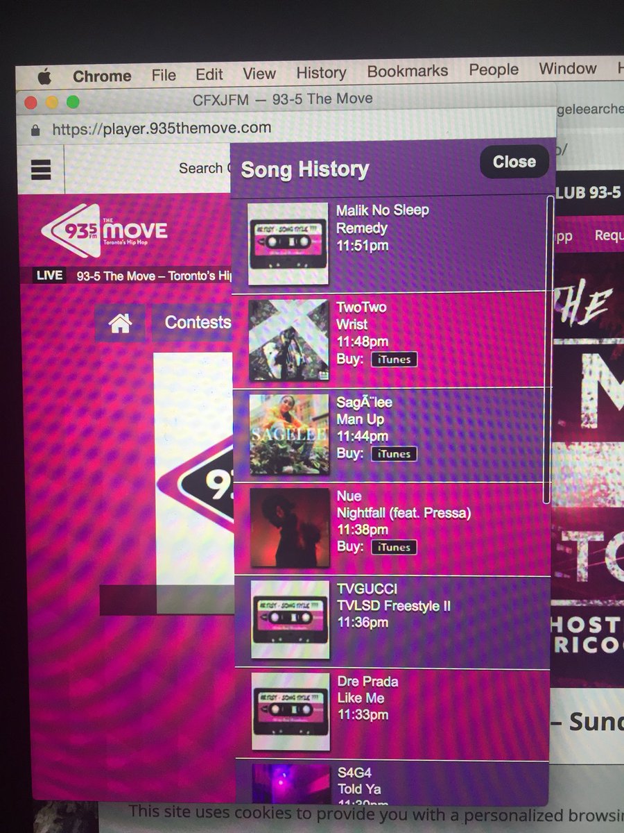 sageleearcher's tweet photo. My song played on the radio for the 1st time ever yesterday. Still taking it in. Been listening to 93.5 my whole life. Extremely grateful. @935TheMoveTO https://t.co/ZOLO721FgZ