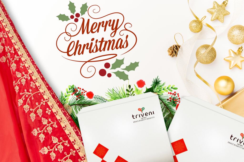 trivenisaree's tweet photo. It's a holly jolly Christmas again and time to spread the cheer.May you have the spirit of Christmas which is Peace, the gladness of Christmas which is Hope, and the Heart of Christmas which is Love. A Merry Christmas to everyone ! https://t.co/BLzDaYN9rG