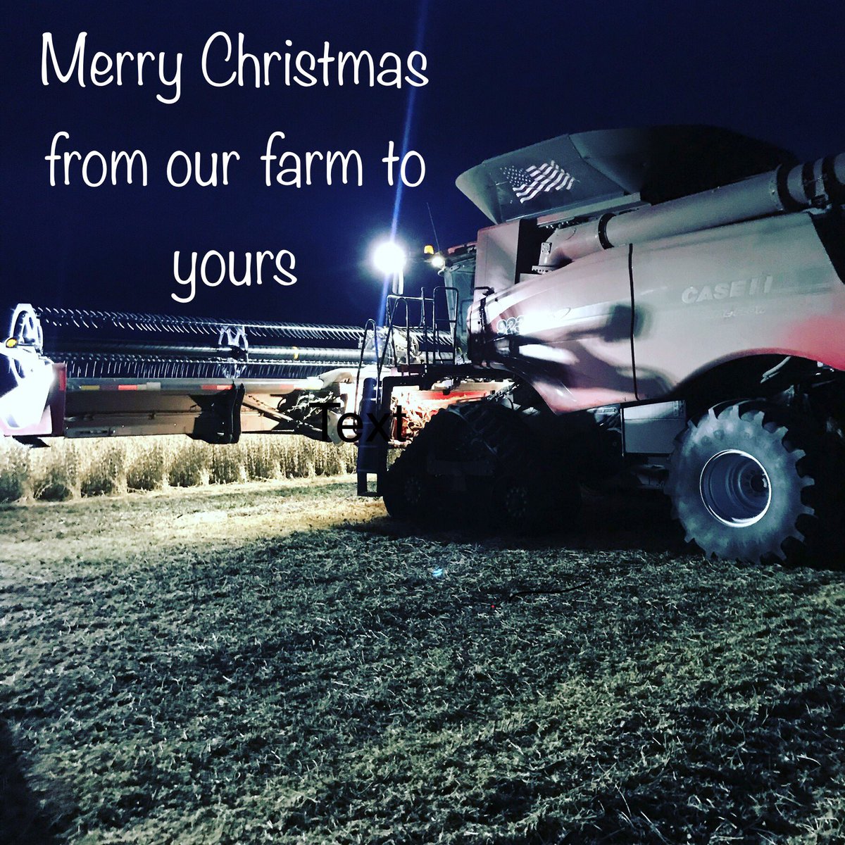 JoshSchick3's tweet photo. Merry Christmas from our farm to yours https://t.co/TmDiSdPKz0