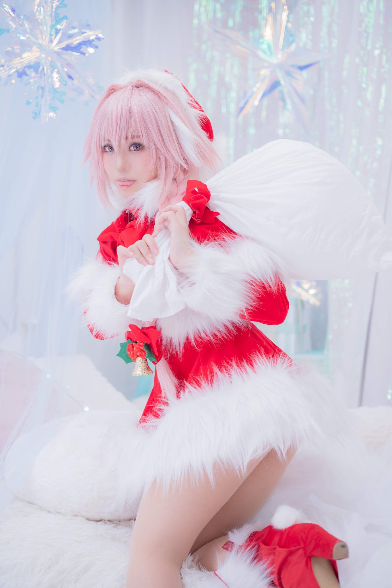 画像,【Fate/コスプレ】サンタ🎁アストルフォ🎀Merry Xmas🎀Photo shinさん https://t.co/skAesjm6Kf…