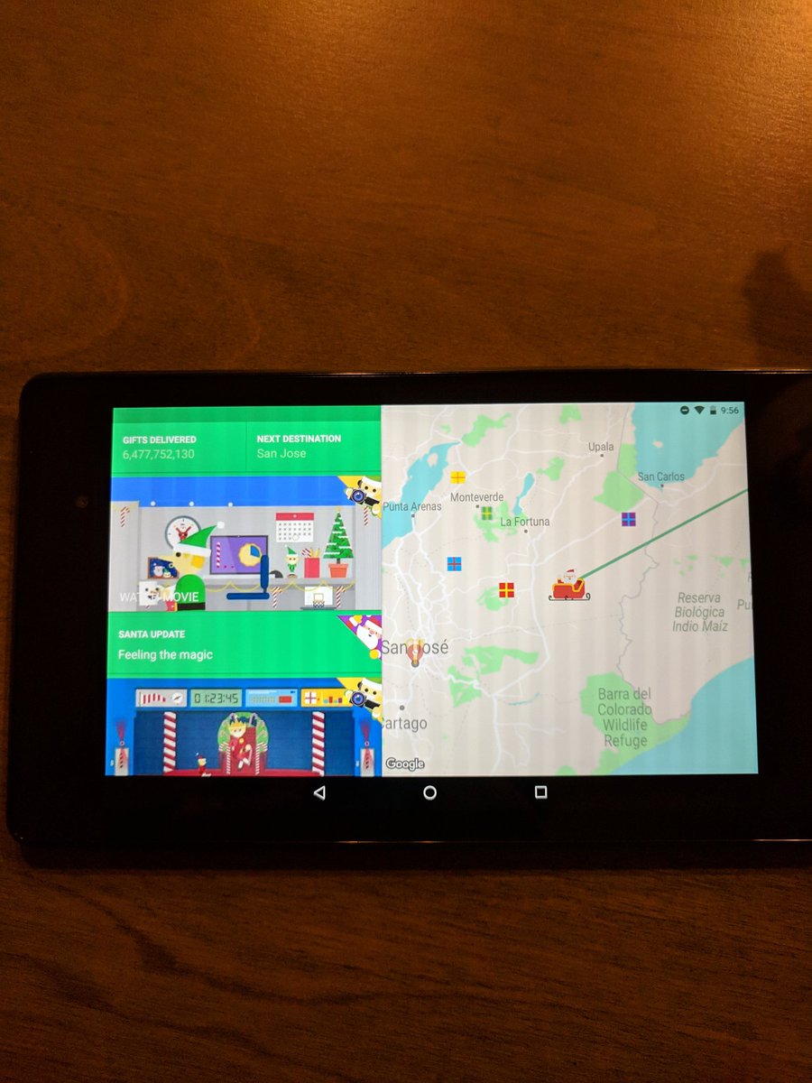 drendon10's tweet image. It's that time again. @Google #GoogleSantaTracker
