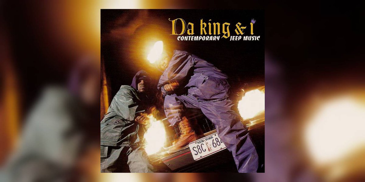 Albumism's tweet photo. Is #DaKingAndI's 'Contemporary Jeep Music' (1993) one of the greatest debut albums in #hiphop history? Cast your vote in our readers' poll here: https://t.co/4S81KYoxqq https://t.co/6ykMM6hJrq