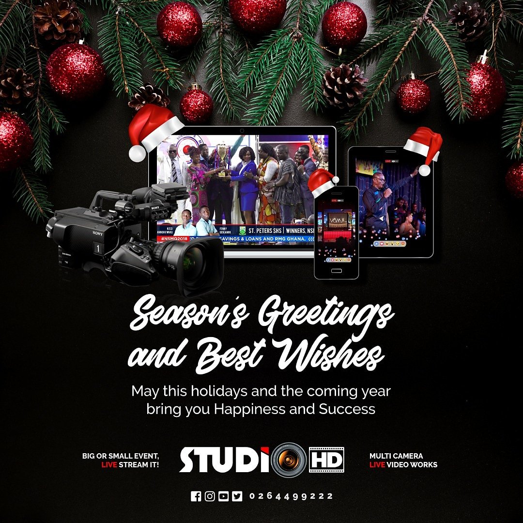 StudioHDGh's tweet photo. May this holidays and the coming year bring you Happiness and Success https://t.co/1zbsI5VuQW