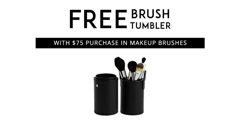 No need to wait for boxing day. Get a FREE brush tumbler when you purchase $75 in makeup brushes from any brand! Use code [ 75 brushes ] at checkout
SHOP NOW >> blurmakeuproom.com/collections/ma…