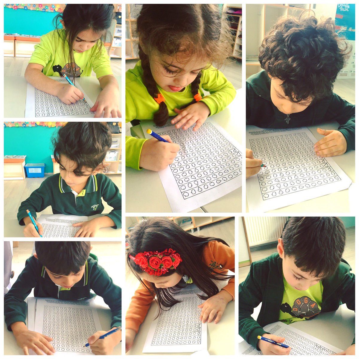 5 yaş öğrencilerimizin, dikkat ve konsantrasyon becerilerini değerlendirmek için "Frankfurter Testi"ni uyguladık 😌🍀👧🏼👦🏻 <a href="/eskdogat_mba/">Eskişehir Doğa t-MBA</a> @DamlaGuvenDG <a href="/EbruDemirkoz/">ebru.demirkoz</a> <a href="/DogaAcademy/">Doğa Academy</a> <a href="/DogaOkullari/">Doğa Koleji</a> <a href="/eskdogat_mba/">Eskişehir Doğa t-MBA</a>