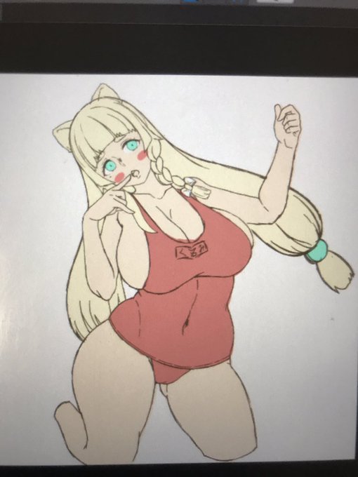 今描いてるのクリスマス仕様にしたかったけど何も思いつかないし、間に合わないと悟ったので半端ですが載せます。完成はさせたいと思っております 