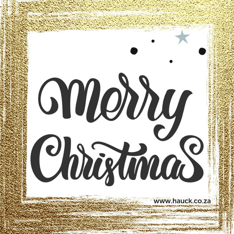 Hauck_SA's tweet photo. It's the most wonderful time of the year! We wish you all the best this Festive Season and a Happy New Year!
#haucksa #Christmas #tistheseason #christmasspirit https://t.co/t2APkticGf