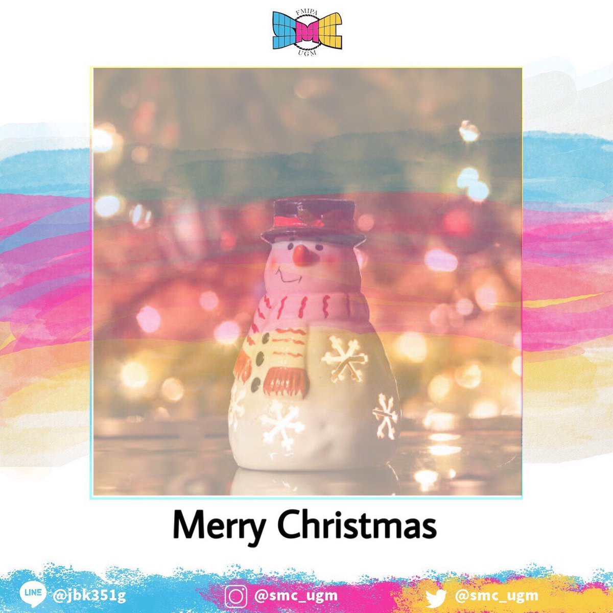 Selamat hari natal 🎅🏼
Semoga bahagia dan damai Tuhan selalu menyertai kita semua
-SMC FMIPA UGM-