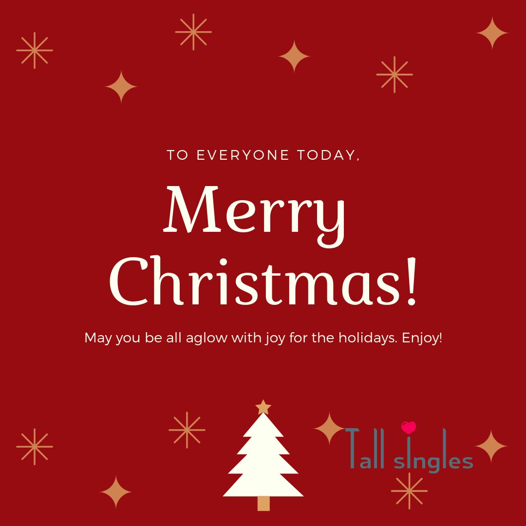 TallSingles's tweet photo. Its finally here! Merry Xmas from all the team at tall singles! Have a fantastic day #Xmas #Christmas #Christmasday #tall #tallpeople #tallandsingle #tallsingle #tallmen #tallwomen https://t.co/6jvSH4POjl