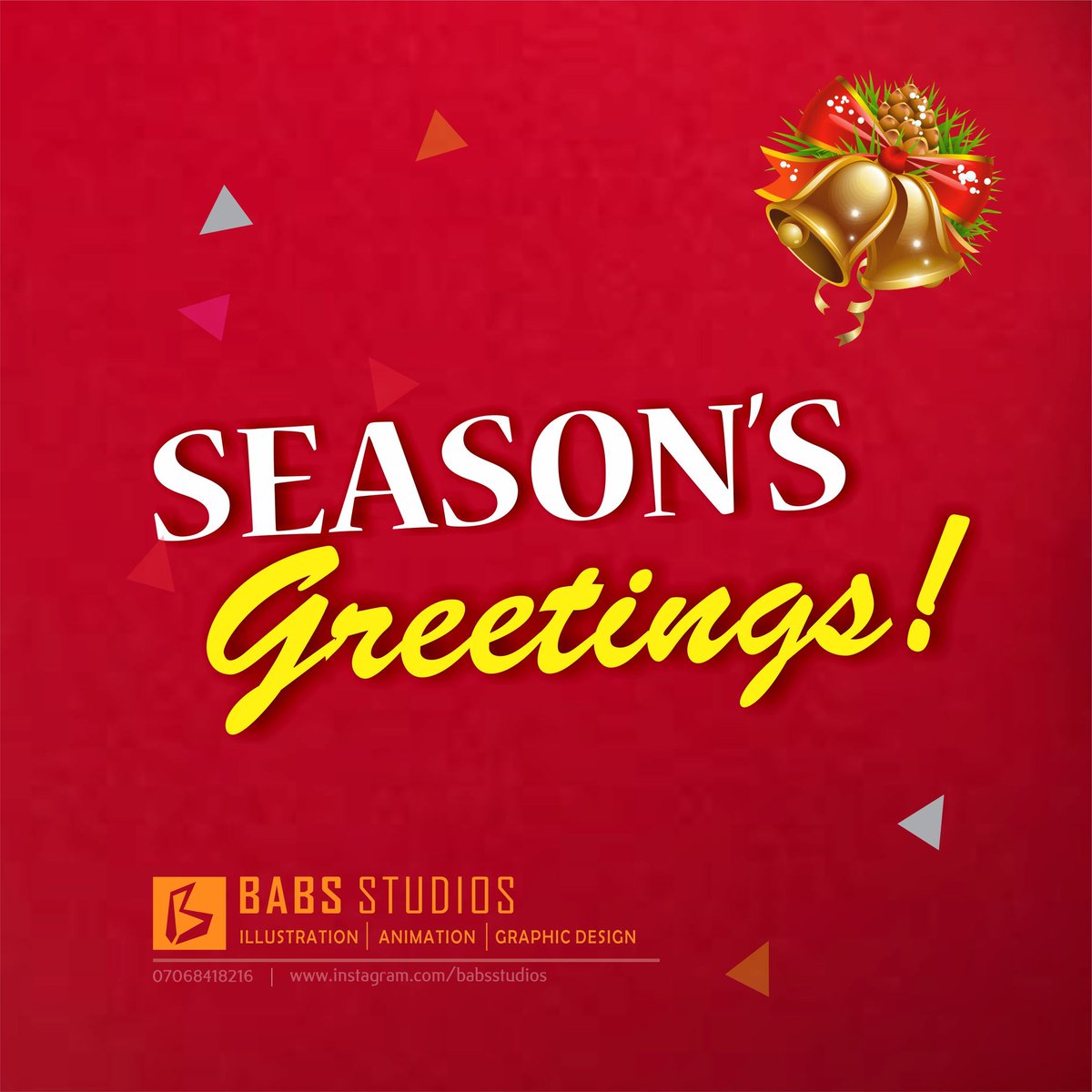 babsstudios's tweet photo. Merry Christmas! From all of us at Babs Studios 
#Christmas #ChristmasDay2018 #merrychristmas #design #babsstudios https://t.co/NGiL2FQ9TH