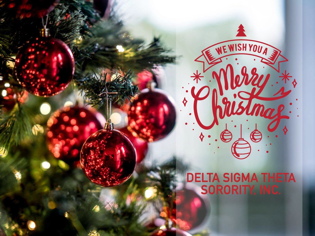 dstinc1913's tweet photo. Merry Christmas from Delta Sigma Theta Sorority, Incorporated! https://t.co/XPqdk9pfO5